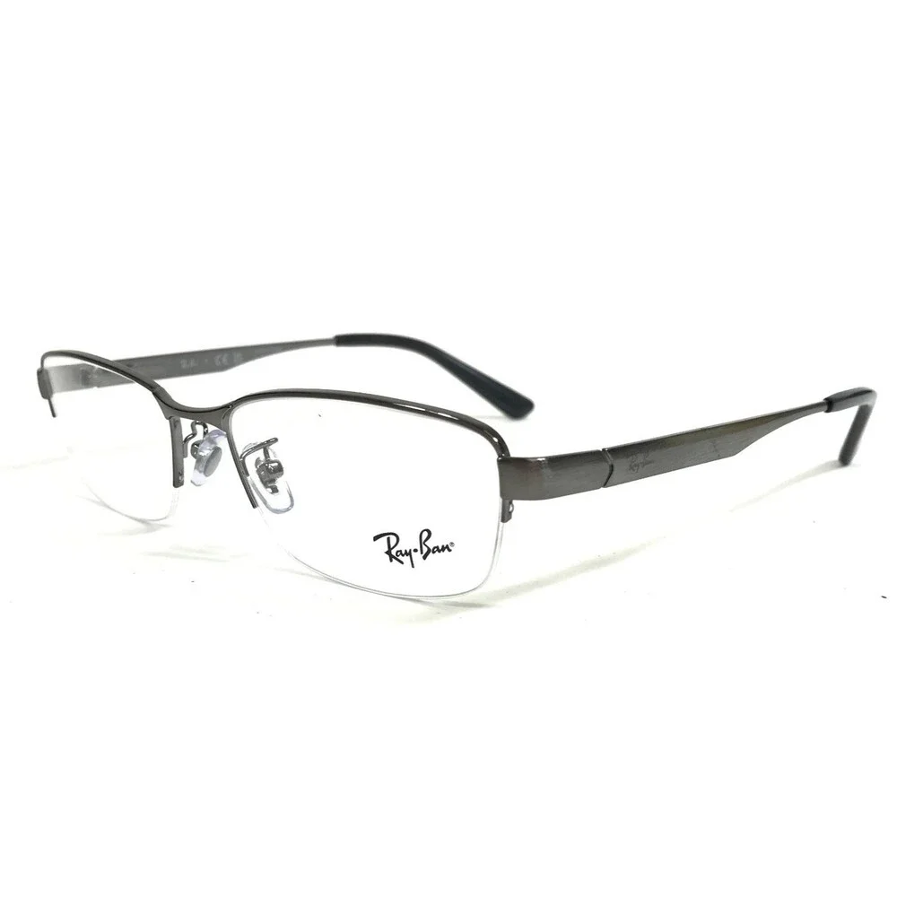 Ray-Ban Eyeglasses Frames RB6453D 2553 Brushed Gunmetal Gray Asian Fit 55-17-145